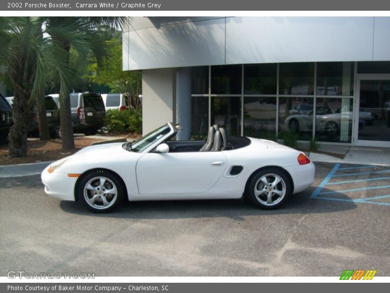 Carrara White / Graphite Grey 2002 Porsche Boxster