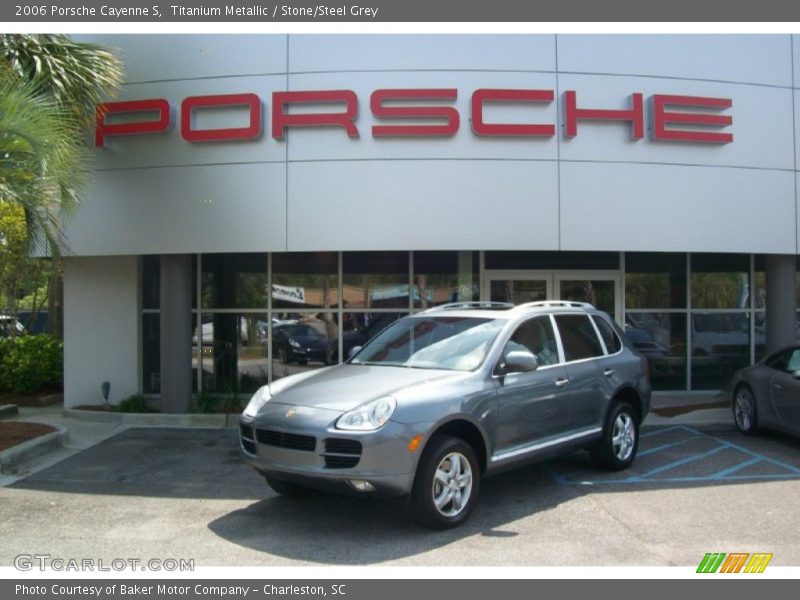 Titanium Metallic / Stone/Steel Grey 2006 Porsche Cayenne S
