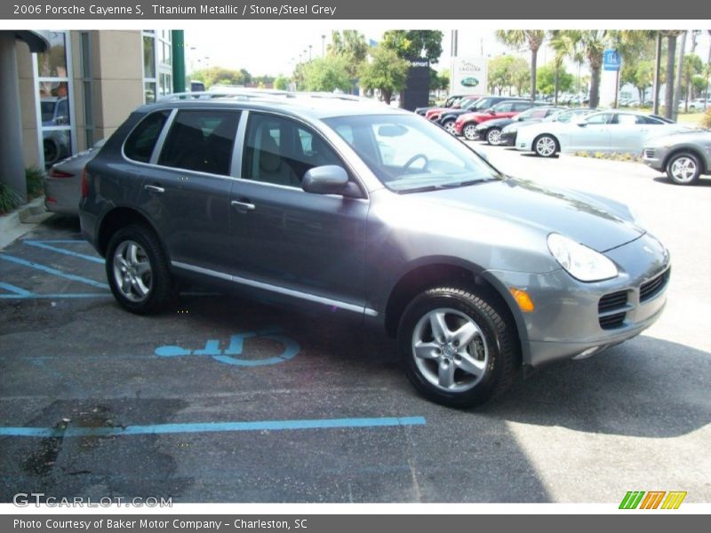 Titanium Metallic / Stone/Steel Grey 2006 Porsche Cayenne S