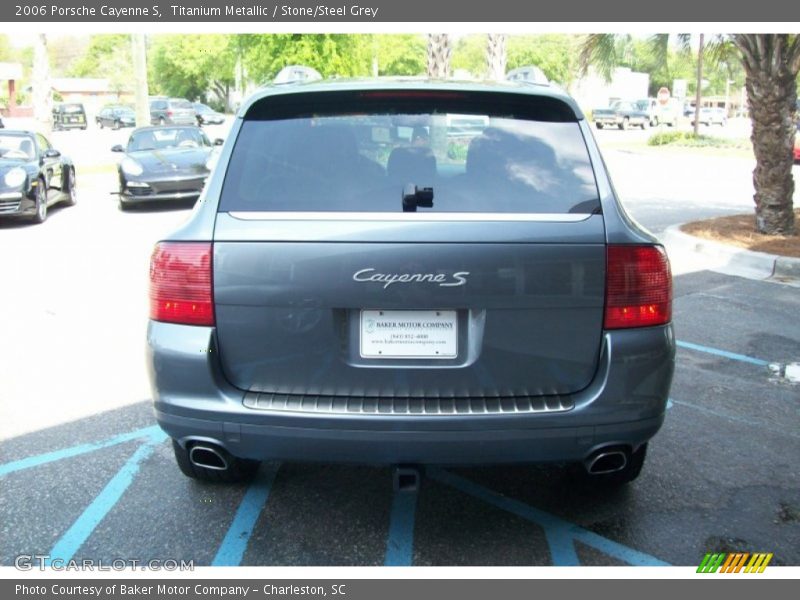 Titanium Metallic / Stone/Steel Grey 2006 Porsche Cayenne S