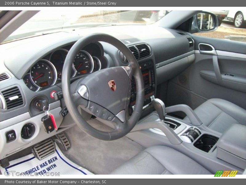  2006 Cayenne S Stone/Steel Grey Interior