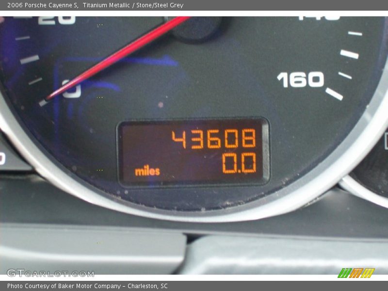 Titanium Metallic / Stone/Steel Grey 2006 Porsche Cayenne S