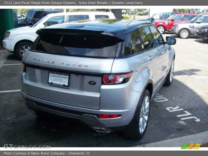 Indus Silver Metallic / Dynamic Lunar/Ivory 2012 Land Rover Range Rover Evoque Dynamic