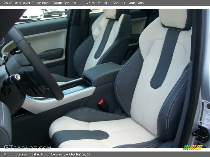 Front Seat of 2012 Range Rover Evoque Dynamic