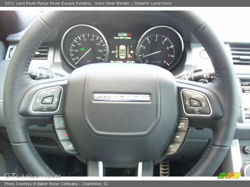 Indus Silver Metallic / Dynamic Lunar/Ivory 2012 Land Rover Range Rover Evoque Dynamic