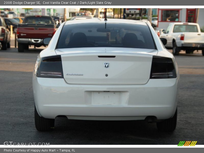 Cool Vanilla Clear Coat / Dark/Light Slate Gray 2008 Dodge Charger SE