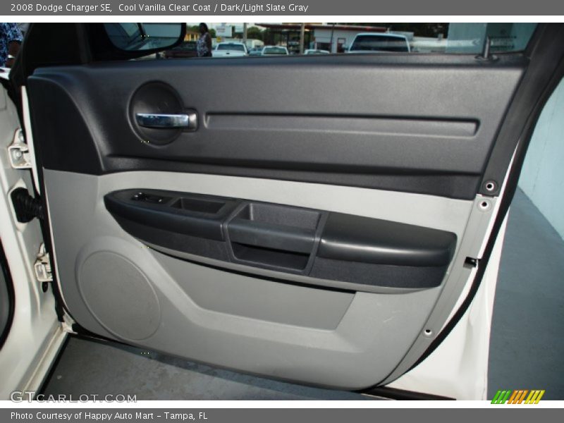 Cool Vanilla Clear Coat / Dark/Light Slate Gray 2008 Dodge Charger SE