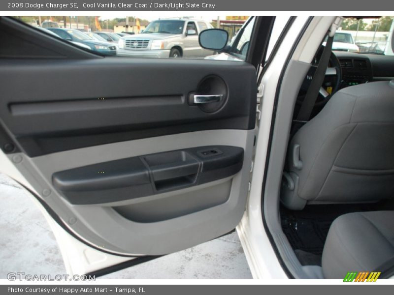 Cool Vanilla Clear Coat / Dark/Light Slate Gray 2008 Dodge Charger SE