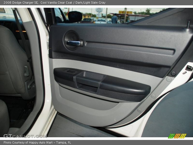 Cool Vanilla Clear Coat / Dark/Light Slate Gray 2008 Dodge Charger SE
