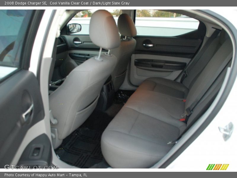 Cool Vanilla Clear Coat / Dark/Light Slate Gray 2008 Dodge Charger SE