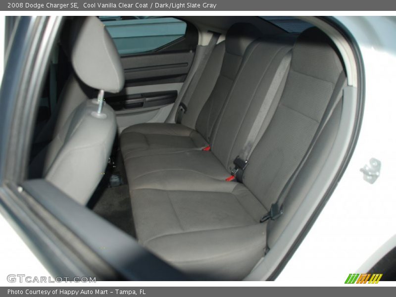 Cool Vanilla Clear Coat / Dark/Light Slate Gray 2008 Dodge Charger SE