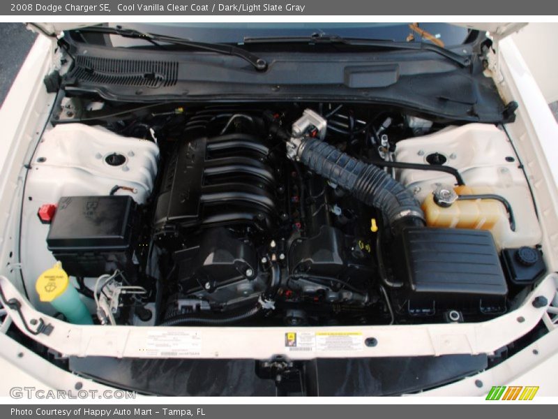 Cool Vanilla Clear Coat / Dark/Light Slate Gray 2008 Dodge Charger SE