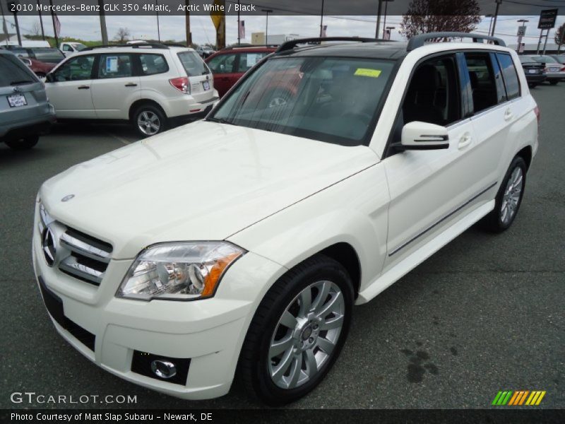 Arctic White / Black 2010 Mercedes-Benz GLK 350 4Matic