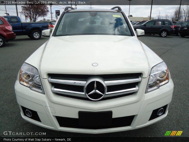 Arctic White / Black 2010 Mercedes-Benz GLK 350 4Matic