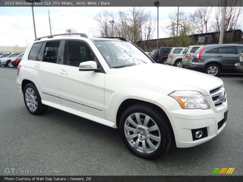 Arctic White / Black 2010 Mercedes-Benz GLK 350 4Matic