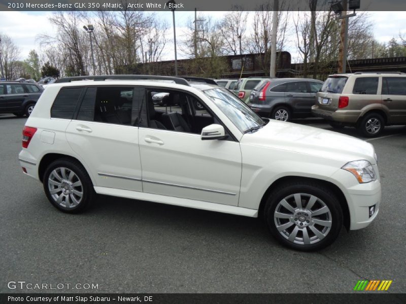 Arctic White / Black 2010 Mercedes-Benz GLK 350 4Matic