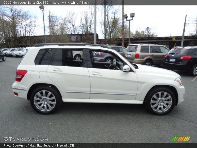 Arctic White / Black 2010 Mercedes-Benz GLK 350 4Matic