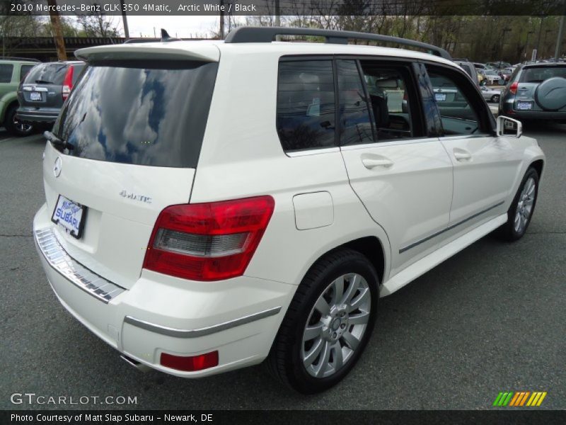 Arctic White / Black 2010 Mercedes-Benz GLK 350 4Matic