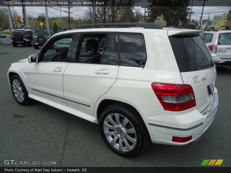 Arctic White / Black 2010 Mercedes-Benz GLK 350 4Matic