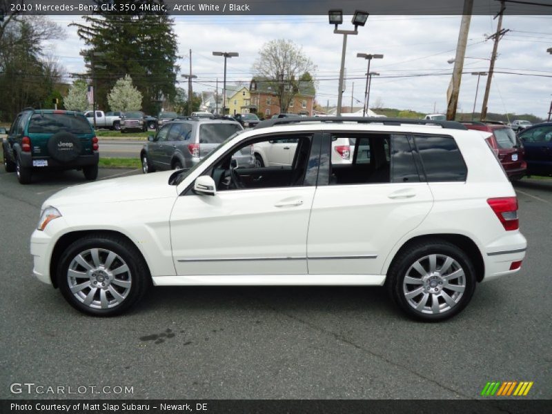 Arctic White / Black 2010 Mercedes-Benz GLK 350 4Matic