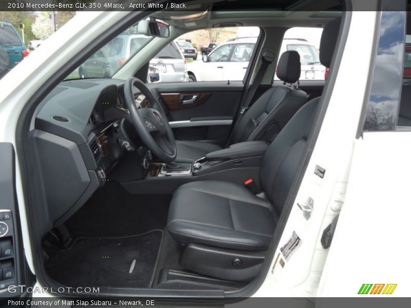Arctic White / Black 2010 Mercedes-Benz GLK 350 4Matic