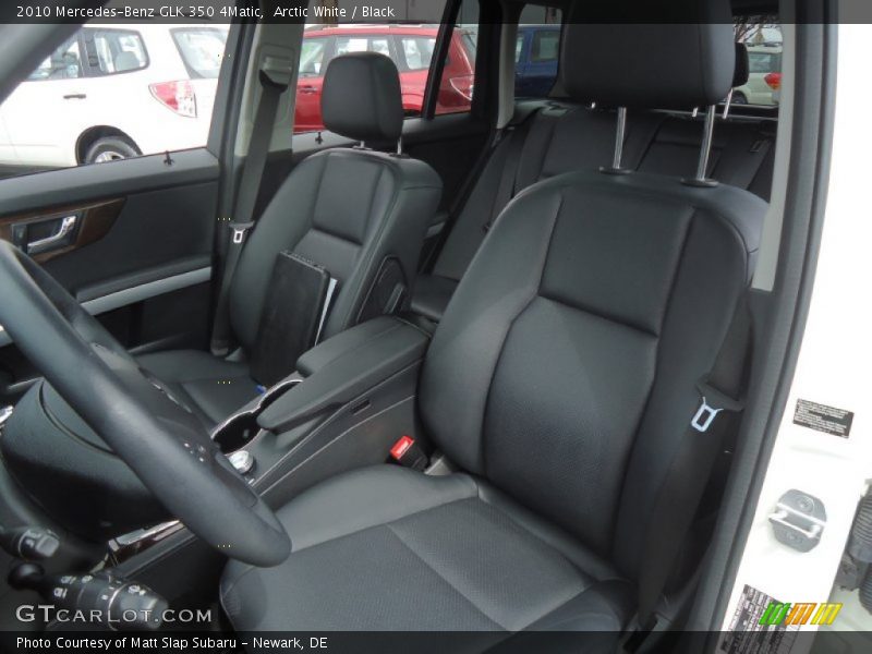 Arctic White / Black 2010 Mercedes-Benz GLK 350 4Matic