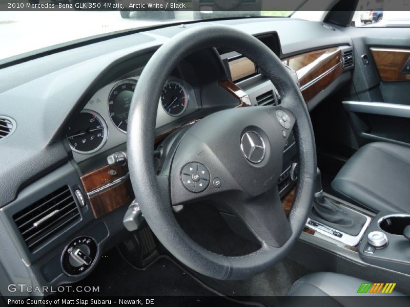 Arctic White / Black 2010 Mercedes-Benz GLK 350 4Matic