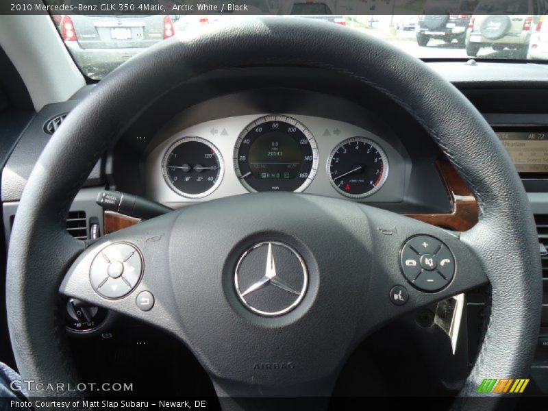 Arctic White / Black 2010 Mercedes-Benz GLK 350 4Matic