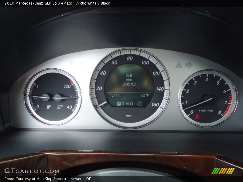 Arctic White / Black 2010 Mercedes-Benz GLK 350 4Matic