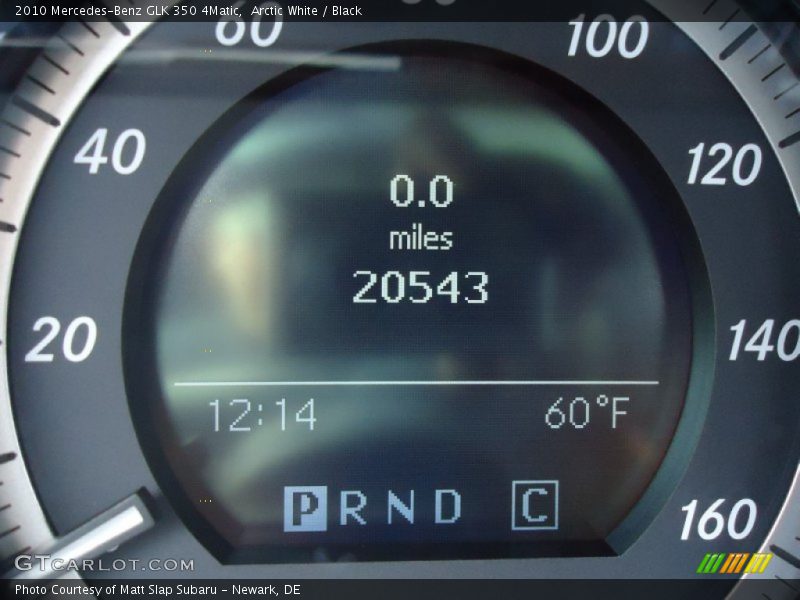 Arctic White / Black 2010 Mercedes-Benz GLK 350 4Matic