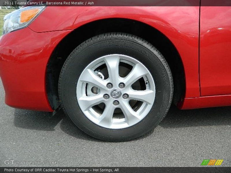 Barcelona Red Metallic / Ash 2011 Toyota Camry LE