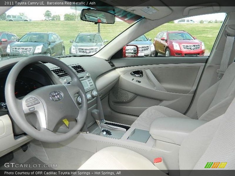 Barcelona Red Metallic / Ash 2011 Toyota Camry LE