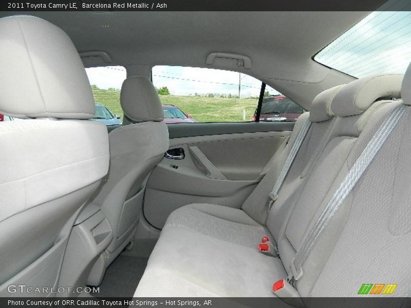 Barcelona Red Metallic / Ash 2011 Toyota Camry LE