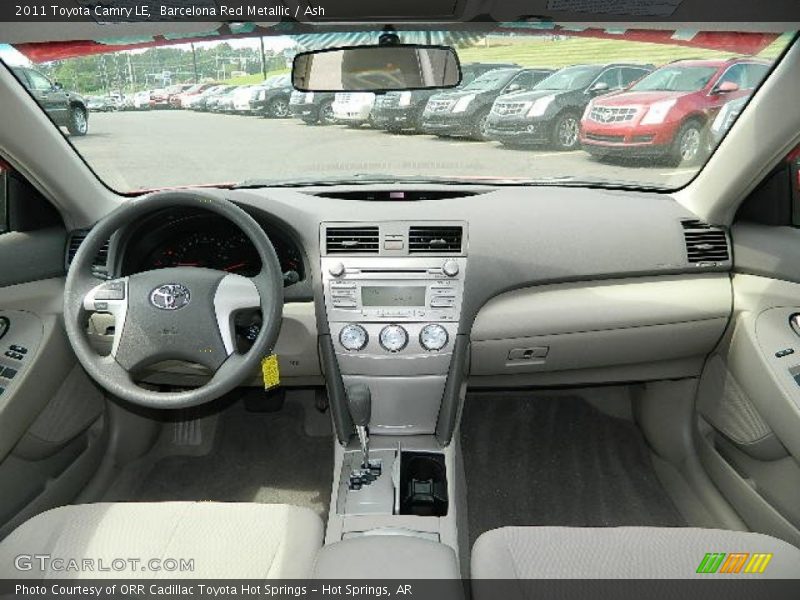 Barcelona Red Metallic / Ash 2011 Toyota Camry LE