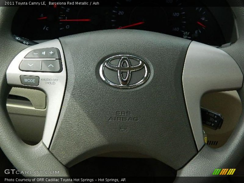 Barcelona Red Metallic / Ash 2011 Toyota Camry LE
