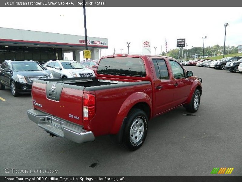 Red Brick / Steel 2010 Nissan Frontier SE Crew Cab 4x4