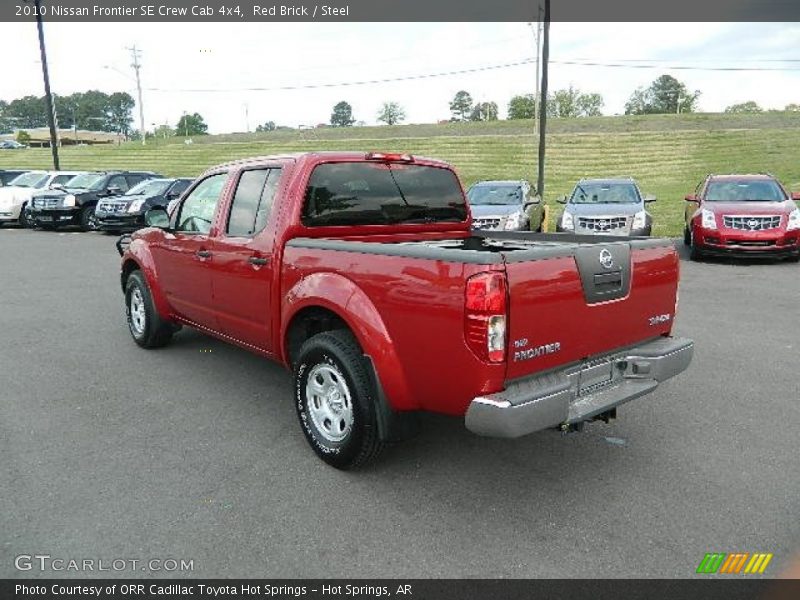Red Brick / Steel 2010 Nissan Frontier SE Crew Cab 4x4
