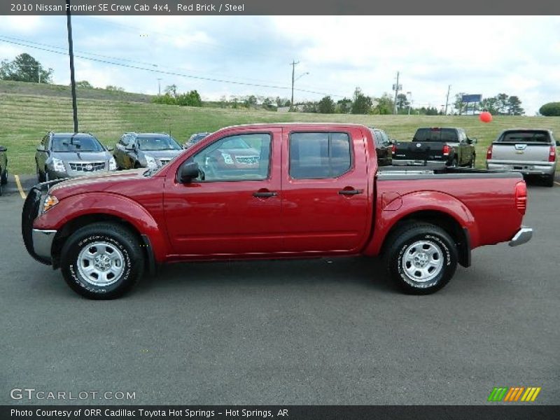 Red Brick / Steel 2010 Nissan Frontier SE Crew Cab 4x4