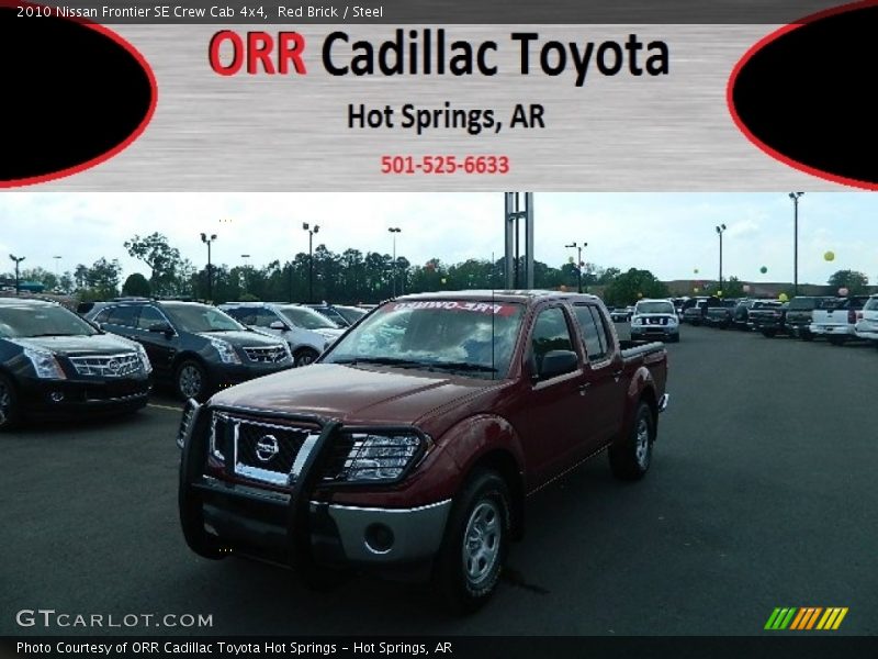 Red Brick / Steel 2010 Nissan Frontier SE Crew Cab 4x4