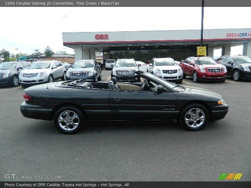 Polo Green / Black/Tan 1999 Chrysler Sebring JXi Convertible