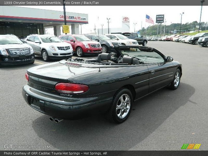 Polo Green / Black/Tan 1999 Chrysler Sebring JXi Convertible