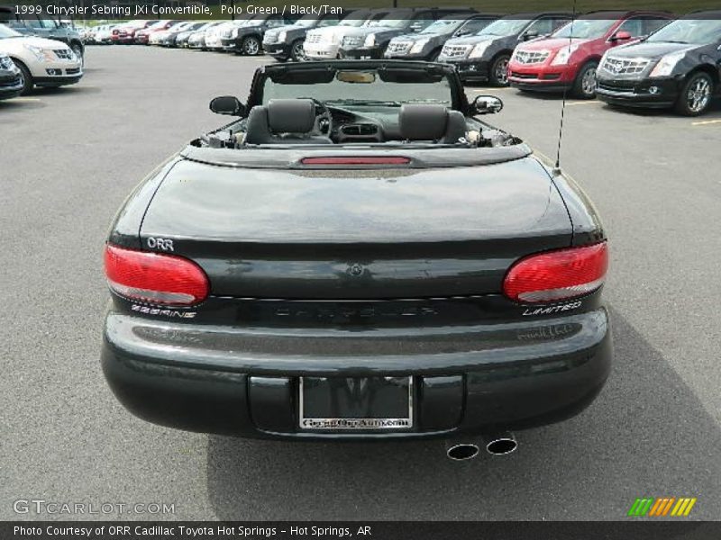 Polo Green / Black/Tan 1999 Chrysler Sebring JXi Convertible