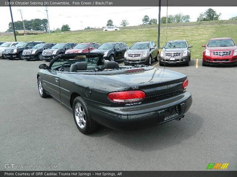 Polo Green / Black/Tan 1999 Chrysler Sebring JXi Convertible
