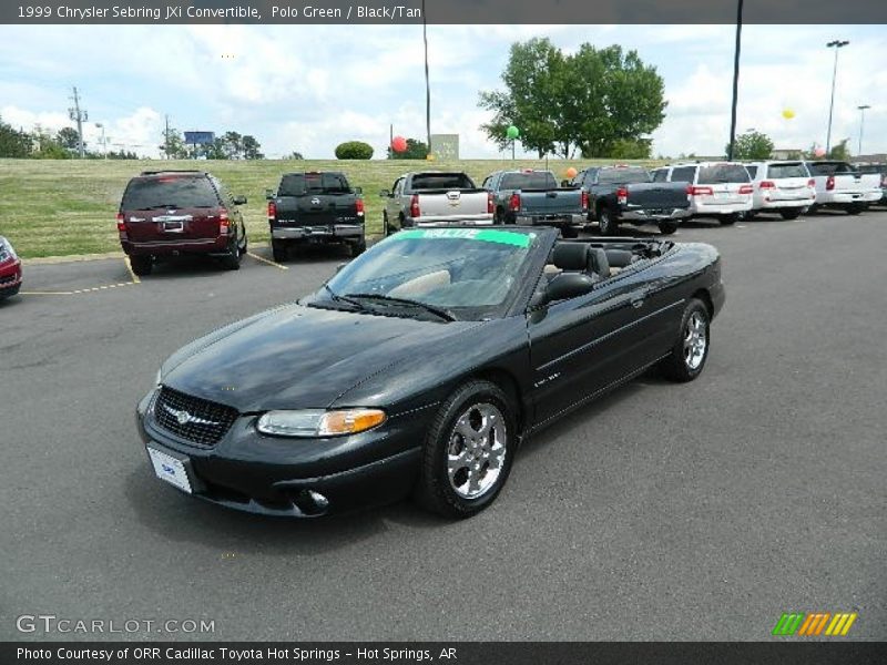 Polo Green / Black/Tan 1999 Chrysler Sebring JXi Convertible