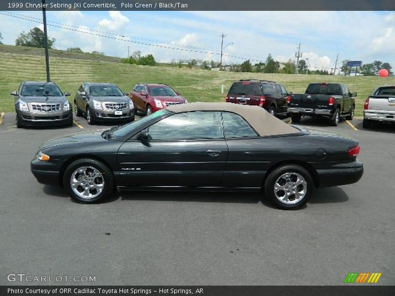 Polo Green / Black/Tan 1999 Chrysler Sebring JXi Convertible