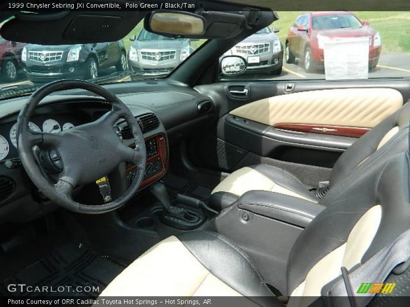 Polo Green / Black/Tan 1999 Chrysler Sebring JXi Convertible