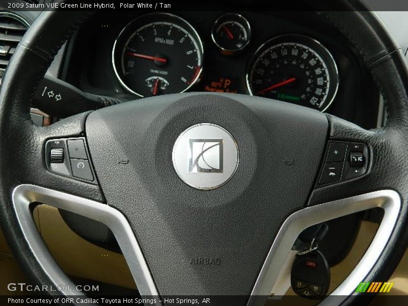 Polar White / Tan 2009 Saturn VUE Green Line Hybrid