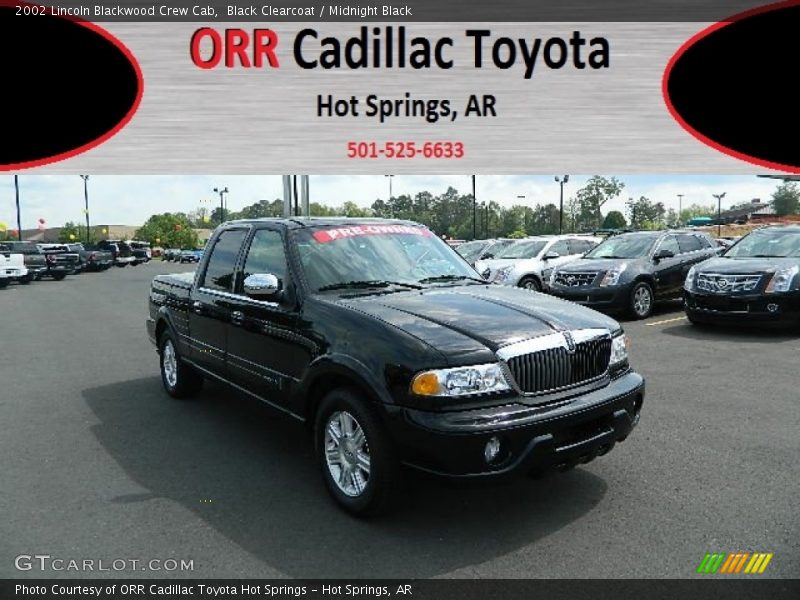 Black Clearcoat / Midnight Black 2002 Lincoln Blackwood Crew Cab