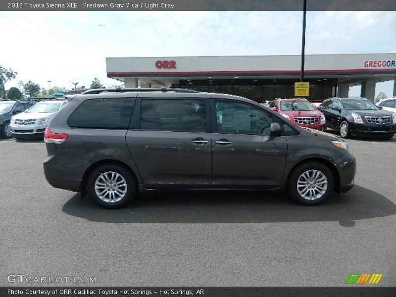 Predawn Gray Mica / Light Gray 2012 Toyota Sienna XLE