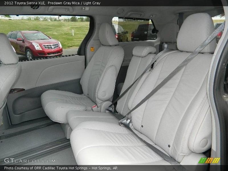 Predawn Gray Mica / Light Gray 2012 Toyota Sienna XLE